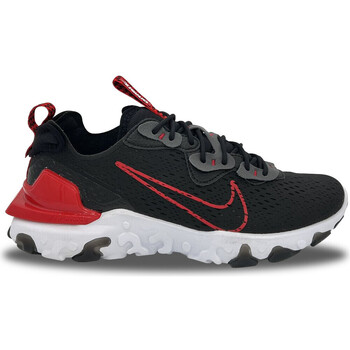 Chaussures Homme Baskets basses Nike React Vision Black University Red Noir