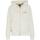Vêtements Femme Sweats Superdry Essential logo zip hoodie off white Blanc