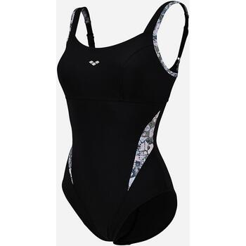 Arena Women s bodylift chiara swimsuit strap back panel Noir