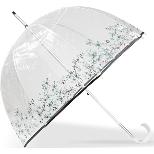 Accessoires textile Femme Parapluies Isotoner Parapluie cloche transparent Pvc/fleur Cerisier