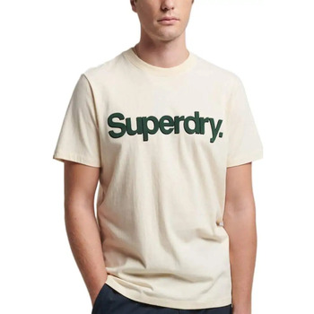 Vêtements Homme T-shirts manches courtes Superdry Classique Blanc