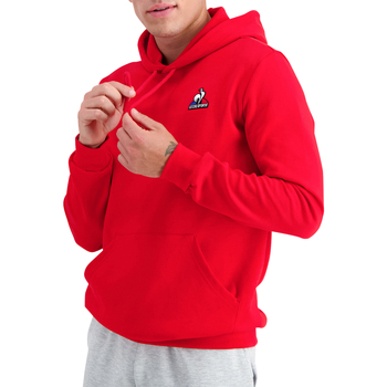 Vêtements Homme Sweats Le Coq Sportif Sweat coton mélangé col à capuche droit Rouge
