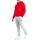 Vêtements Homme Housses de couettes Sweat coton mélangé col à capuche droit Rouge