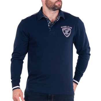 Vêtements Homme Men in Black and White Ruckfield Polo coton Bleu