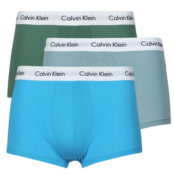 Sous-vêtements Homme Boxers Calvin Klein Jeans LOW RISE TRUNK X3 Bleu / Gris / Bleu