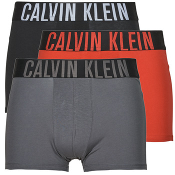 Sous-vêtements Homme Boxers Calvin Klein Jeans TRUNK 3PK X3 Rouge / Noir / Gris