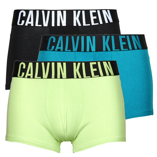 Sous-vêtements Homme Boxers Calvin Klein JEANS lace TRUNK 3PK X3 Blanc / Noir / Bleu