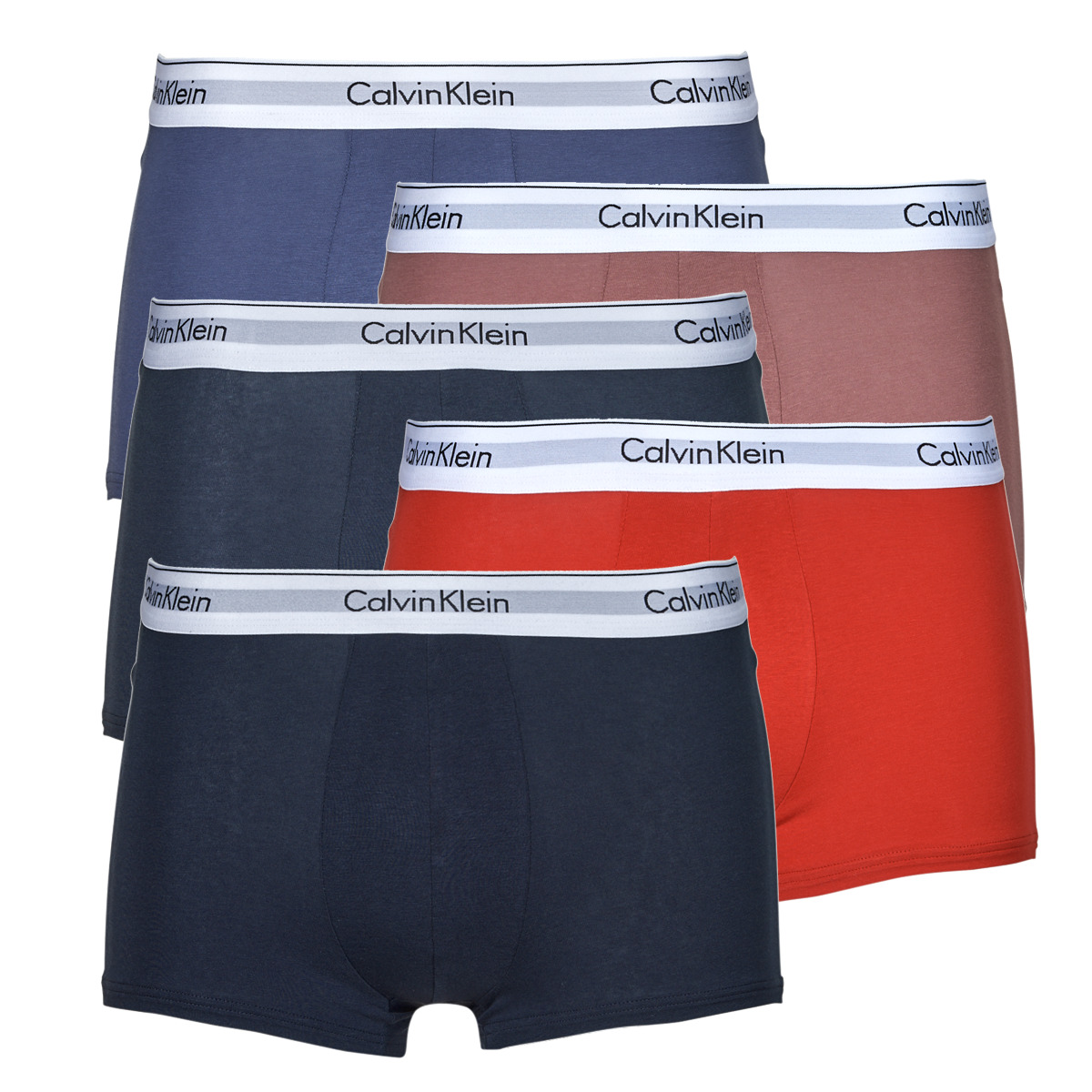Sous-vêtements Homme Boxers Calvin Klein Jeans TRUNK 5PK X5 Multicolore