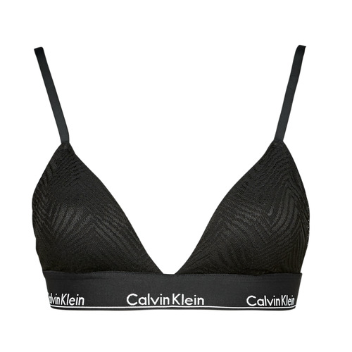 Sous-vêtements Femme Triangles / Sans armatures Calvin Klein thes LIGHTLY LINED TRIANGLE Noir