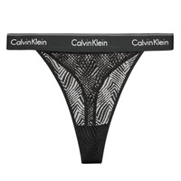 Sous-vêtements Femme Strings Calvin argento Klein Jeans STRING THONG Noir