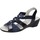 Chaussures Femme Sandales et Nu-pieds Confort EZ329 Bleu