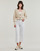 Vêtements Femme Cargo Jeans flare / larges Freeman T.Porter NYLIA ANDALOUSIA Blanc