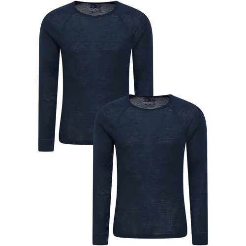 Vêtements Homme T-shirts manches longues Mountain Warehouse MW463 Bleu