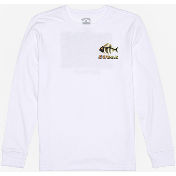 Vêtements Garçon T-shirts manches longues Billabong Sharky Blanc