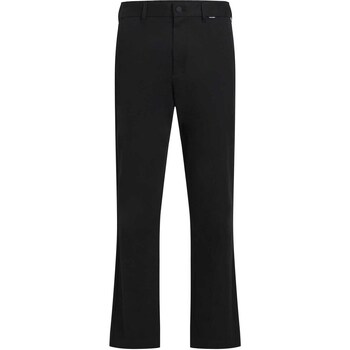 Vêtements Homme Pantalons Calvin Klein Jeans Logo Cotton Knit Pants Noir