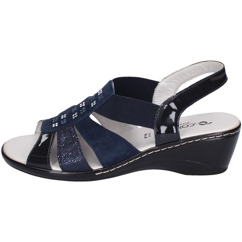 Chaussures Femme Sandales et Nu-pieds Confort EZ364 Bleu