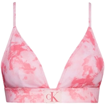 Vêtements Femme Maillots / Shorts de bain Calvin Klein JEANS Womens Haut de bikini  Ref 59375 0jv Rose Rose