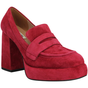 Chaussures Femme Mocassins Bibi Lou 543 Velours Femme Rouge Rouge