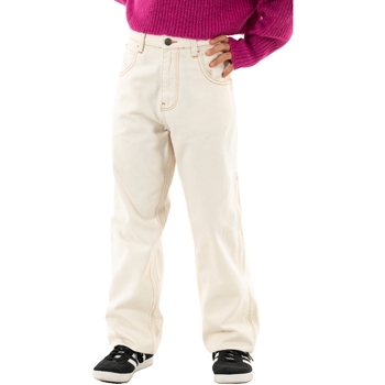 Vêtements Fille Pantalons Teddy Smith 50107249d Blanc