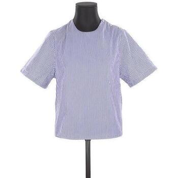 Vêtements Femme Débardeurs / T-shirts sans manche Officine Générale Blouse en coton Bleu