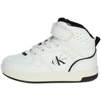 Chaussures Enfant Baskets montantes Calvin Klein Cut JEANS V3B9-80722-1355 Blanc