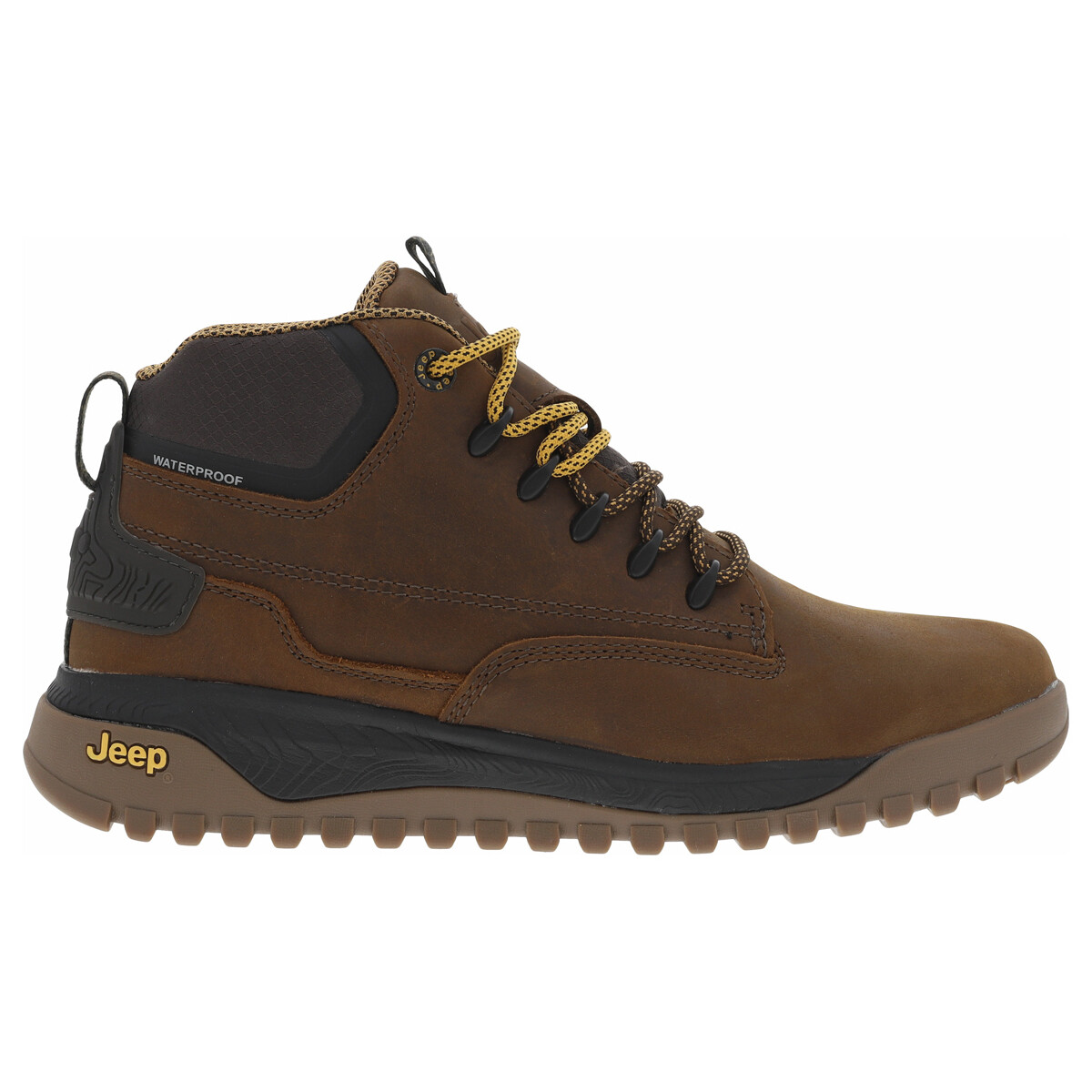 Chaussures Homme Boots Jeep Baskets montantes cuir JEEP ® Marron