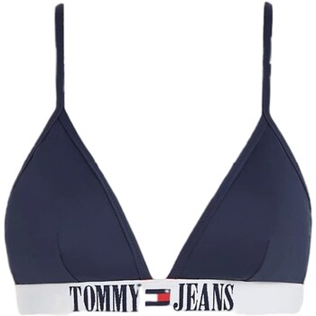 Vêtements Femme Maillots / Shorts de ribbed-detail Tommy Hilfiger UW0UW04079 Bleu