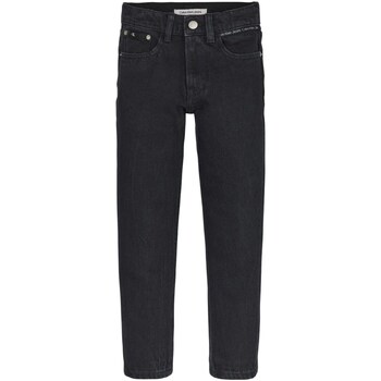 Vêtements Garçon Jeans droit Calvin Klein Jeans IB0IB01710 Noir