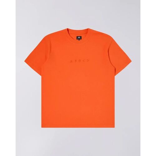 Vêtements Homme T-shirts Revere & Polos Edwin I026745.1WE.TT KATAKANA-TANGERINE TANGO Orange