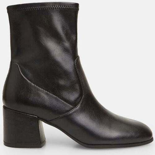 Chaussures Femme Boots Bata Bottines pour femme avec pointe carrée Noir