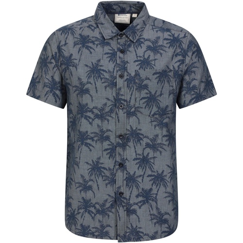Vêtements Homme Chemises manches courtes Mountain Warehouse MW619 Bleu
