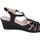 Chaussures Femme Sandales et Nu-pieds Confort EZ432 Noir
