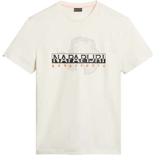 Vêtements Homme T-shirts & Polos Napapijri S-Iceberg Blanc