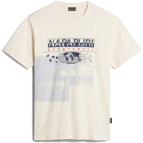 Vêtements Homme T-shirts & Polos Napapijri S-Argus Blanc
