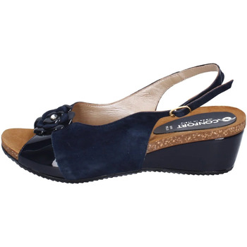Chaussures Femme Sandales et Nu-pieds Confort EZ449 Bleu