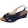 Chaussures Femme Sandales et Nu-pieds EZ449 Bleu