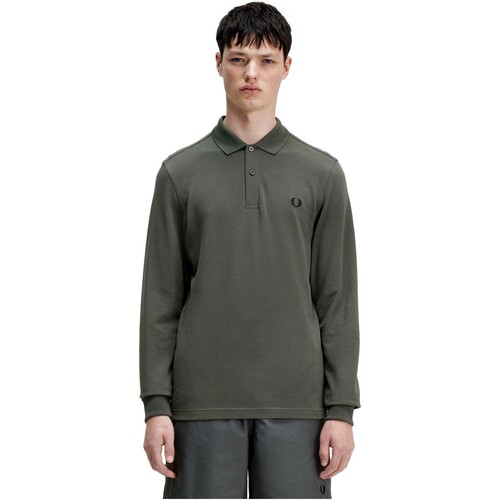 Vêtements Homme Polos manches courtes Fred Perry POLO HOMBRE   M6006 Vert