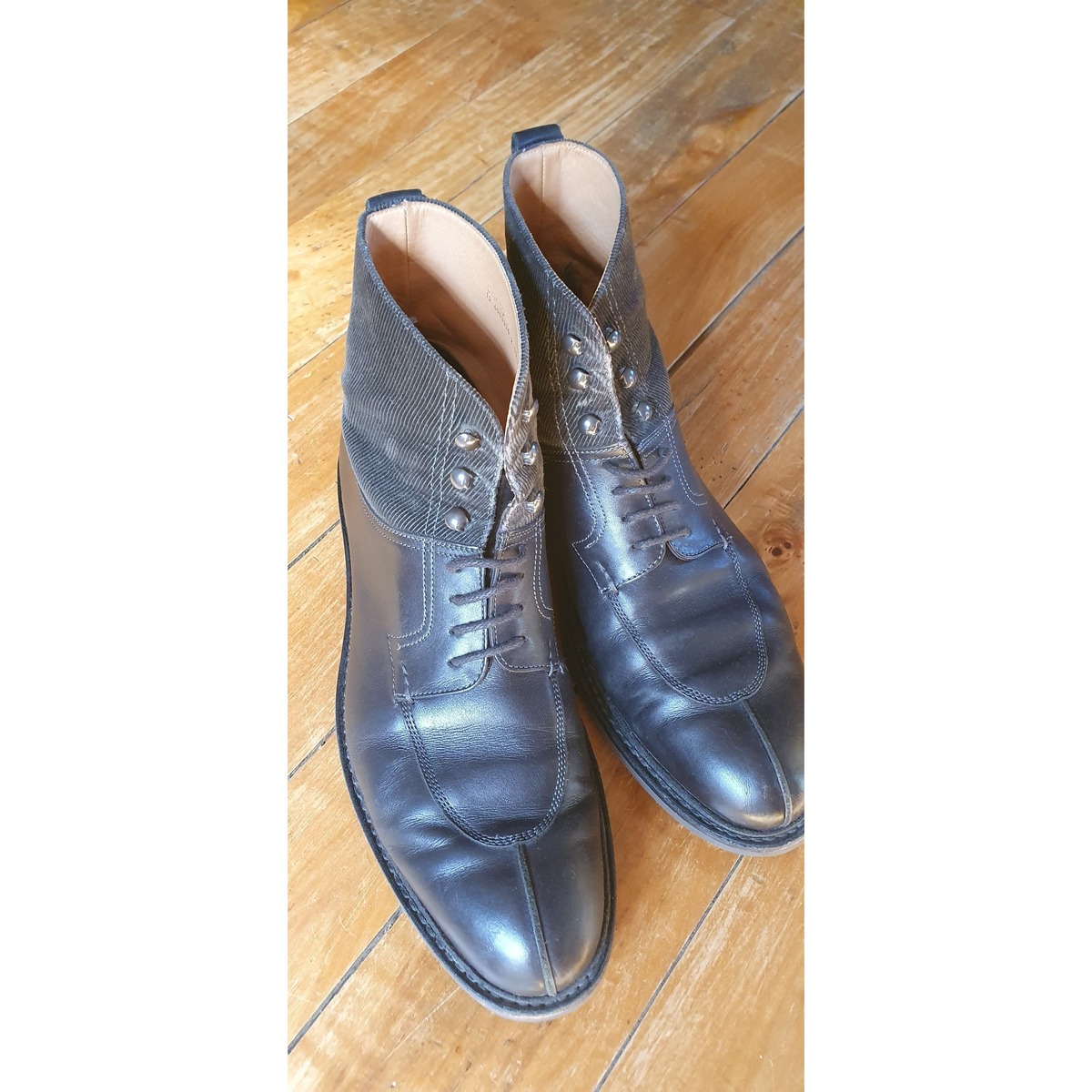 Chaussures Homme Boots Heschung HESCHUNG BOTTINES ET BOOTS GINKGO HOMME NOIR Noir