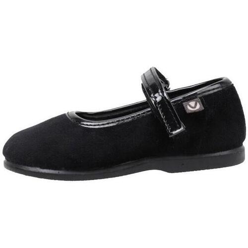 Chaussures Fille Ballerines / babies Victoria ALBA BAILARINA TERCIOPELO Noir