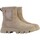Chaussures Femme Boots Geox Bottine Cuir Vilde Smo.Lea+Stretch Gris