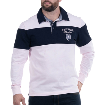 Vêtements Homme Men in Black and White Ruckfield Polo coton Rose