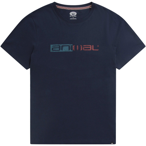 Vêtements Homme T-shirts manches longues Animal MW1795 Bleu
