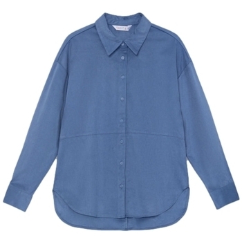Vêtements Femme knitted v-neck vest sweater Compania Fantastica COMPAÑIA FANTÁSTICA Shirt 11057 - Blue Bleu