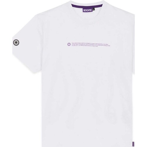 Vêtements Homme T-shirts & Polos Octopus Outline Logo Tee Blanc