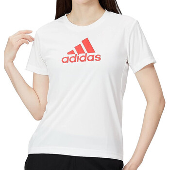 Vêtements Fille T-shirts manches courtes adidas Originals HE6725 Blanc