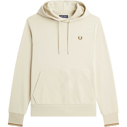 Vêtements Homme cropped organic cotton drawstring hoodie Fp Tipped Hooded Sweatshirt SHIRT Beige