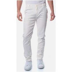 Vêtements Homme Jeans Kebello Pantalon Chino Blanc H Blanc