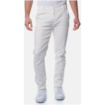 Vêtements Homme Jeans Kebello Pantalon Chino Blanc H 36 Blanc