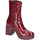 Chaussures Femme Bottes Wonders  Rouge