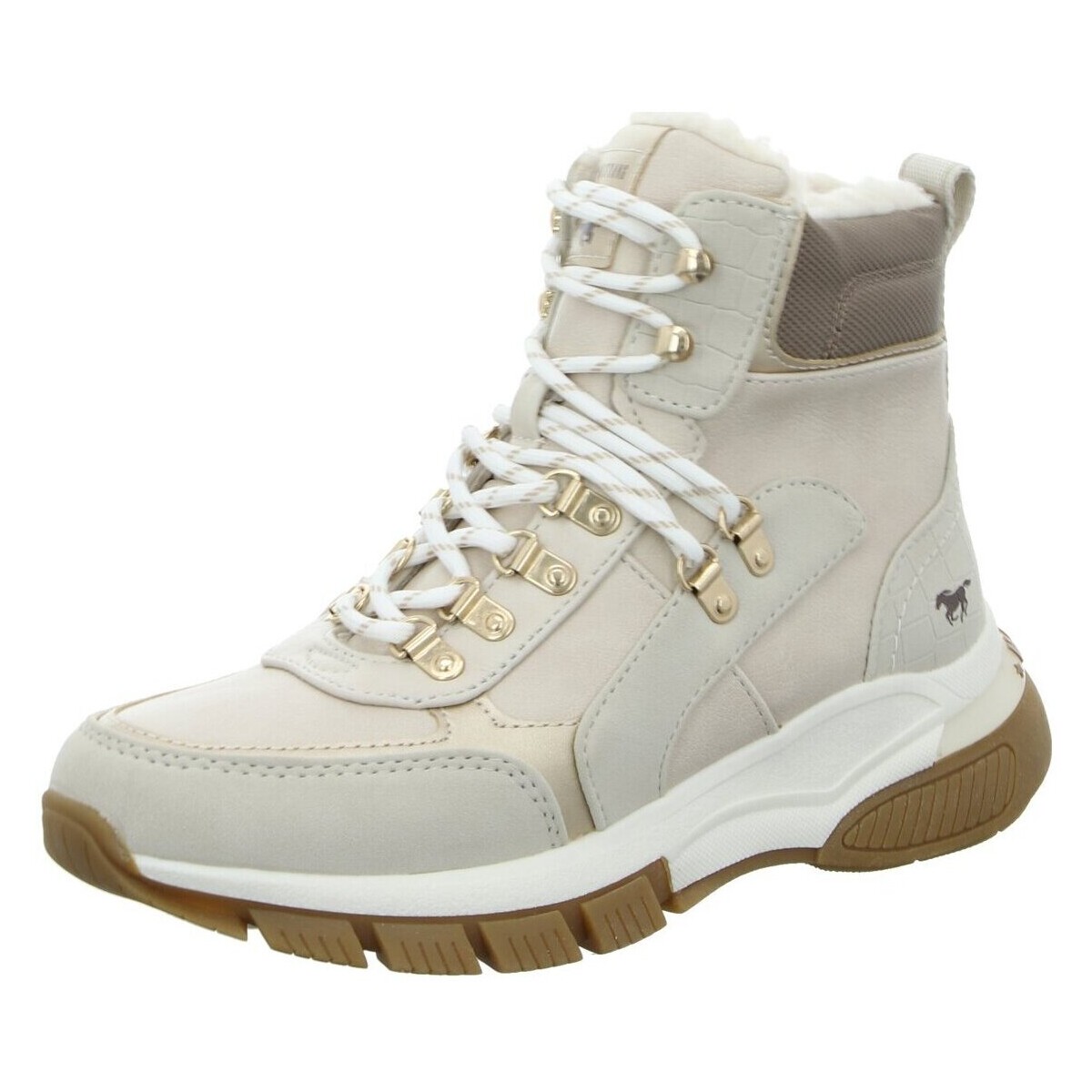 Chaussures Femme Bottes Mustang  Beige